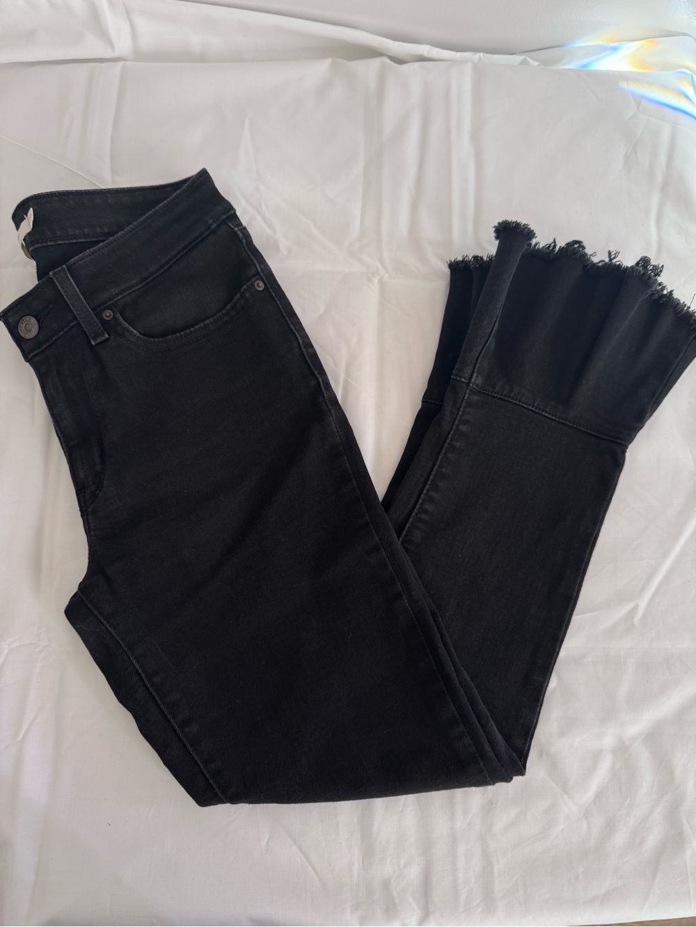 Levi’s 711 skinny ankle flair jeans